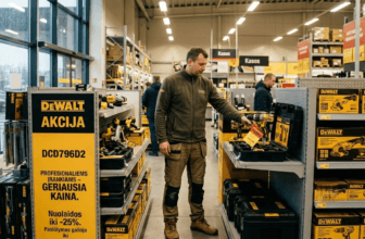DeWalt nuolaida: Kaip įsigyti profesionalius įrankius už geriausią kainą?
