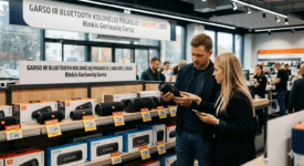 Bluetooth kolonėlių akcijos: kaip 2026 m. išsirinkti tobulą garsą už mažiausią kainą?