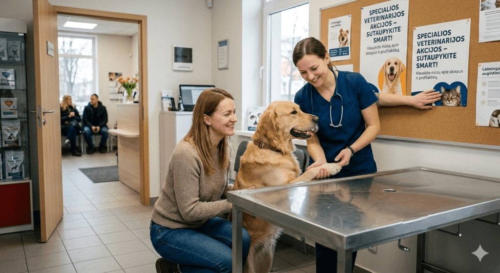 Sveikas augintinis – laiminga piniginė: Viskas apie veterinarijos akcijas ir kaip sutaupyti protingai