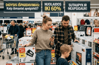Didysis išpardavimas: Kaip ne tik sutaupyti, bet ir neapsigauti? Išsamus išmanaus apsipirkimo gidas