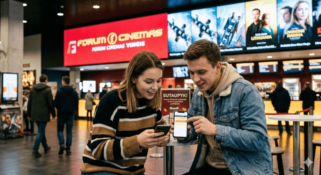 Forum Cinemas nuolaidos kodas: Visas gidas, kaip žiūrėti kiną pigiau ir išmaniau Forum Cinemas nuolaidos kodas: Visas gidas, kaip žiūrėti kiną pigiau ir išmaniau