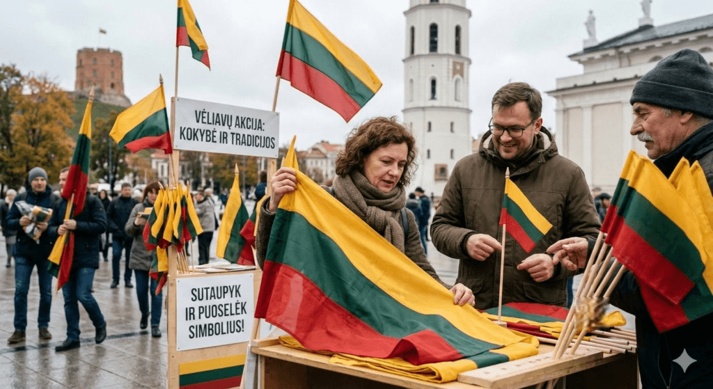 Vėliavos akcija: kaip išsirinkti kokybę, sutaupyti ir tinkamai puoselėti valstybingumo simbolius Vėliavos akcija: kaip išsirinkti kokybę, sutaupyti ir tinkamai puoselėti valstybingumo simbolius