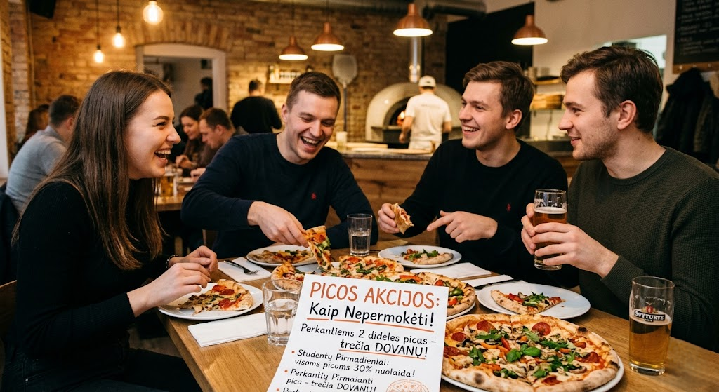 Picos akcijos: kaip nepermokėti ir mėgautis skoniu kiekvieną kartą