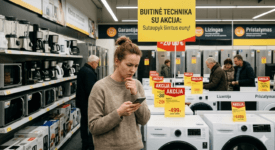 Buitinė technika su akcija: kaip nepasiklysti nuolaidų labirinte ir sutaupyti šimtus eurų?