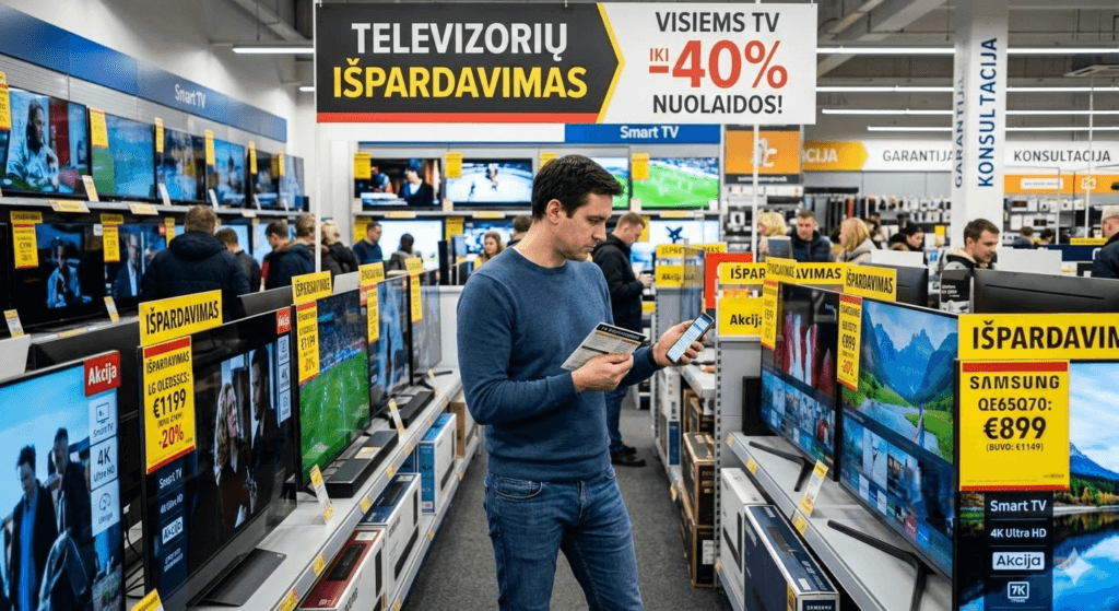 Televizorių išpardavimas: išsamus gidas, kaip nepasiklysti nuolaidų miške ir išsirinkti geriausią modelį Televizorių išpardavimas: išsamus gidas, kaip nepasiklysti nuolaidų miške ir išsirinkti geriausią modelį