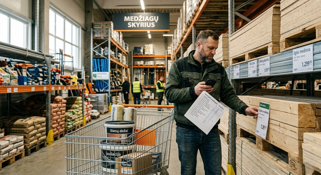 Kaip protingai sutaupyti perkant statybines medžiagas: strategija ir patarimai Kaip protingai sutaupyti perkant statybines medžiagas: strategija ir patarimai