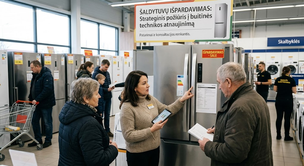 Šaldytuvų išpardavimas: Strateginis požiūris į buitinės technikos atnaujinimą Šaldytuvų išpardavimas: Strateginis požiūris į buitinės technikos atnaujinimą
