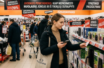 Juodasis penktadienis: Kaip nepasimesti nuolaidų jūroje ir iš tikrųjų sutaupyti