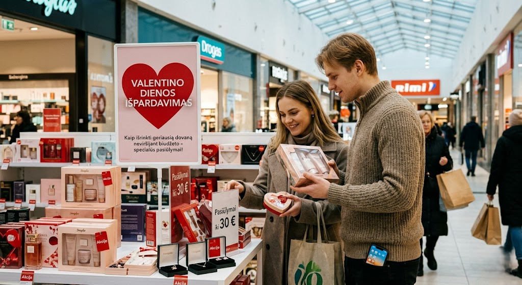 Valentino dienos išpardavimas: Kaip išrinkti geriausią dovaną neviršijant biudžeto