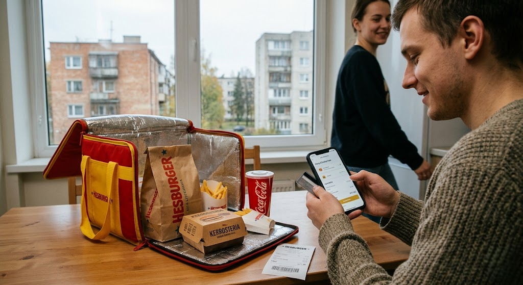 Hesburger pristatymas: kaip užsisakyti skaniai ir nepermokėti Hesburger pristatymas: kaip užsisakyti skaniai ir nepermokėti
