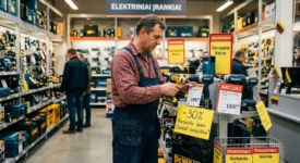 Kaip rasti geriausias statybos įrankių akcijas ir nepermokėti