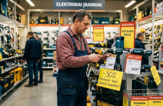 Kaip rasti geriausias statybos įrankių akcijas ir nepermokėti