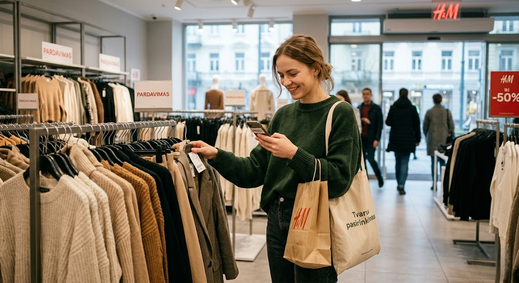 H&M nuolaidų kodai ir strategijos: kaip apsipirkti stilingai bei taupiai