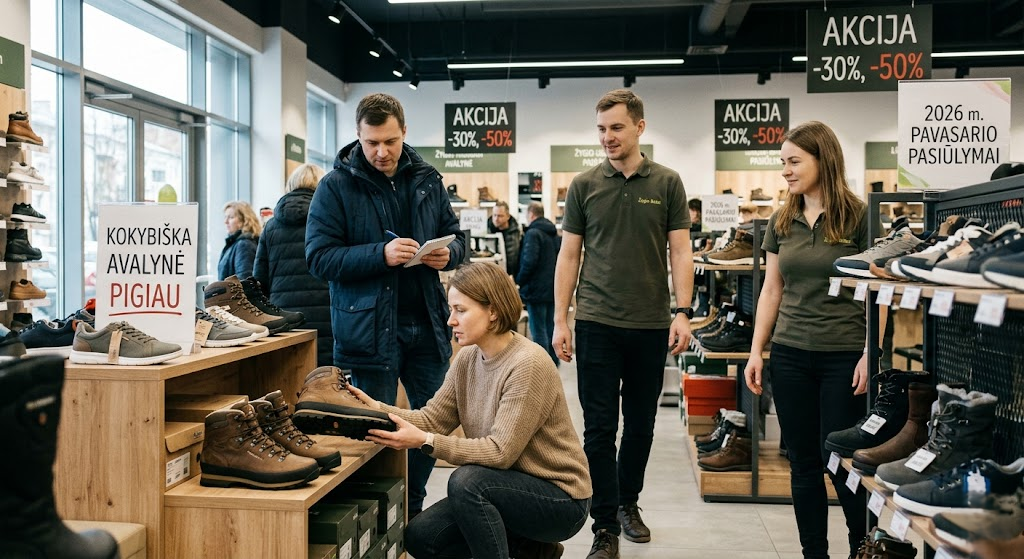 Akcijos avalynei 2026: Kaip įsigyti kokybiškus batus pigiau ir nepadaryti klaidų Akcijos avalynei 2026: Kaip įsigyti kokybiškus batus pigiau ir nepadaryti klaidų