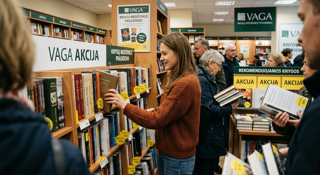 Kaip išmaniai „medžioti“ knygas: „Vaga“ akcijų strategija skaitymo entuziastams Kaip išmaniai „medžioti“ knygas: „Vaga“ akcijų strategija skaitymo entuziastams