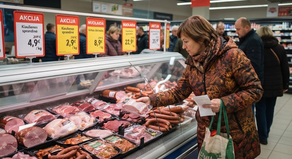 Nuolaidos mėsos gaminiams: kur slypi tikra nauda ir kaip nepermokėti? Nuolaidos mėsos gaminiams: kur slypi tikra nauda ir kaip nepermokėti?