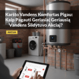 Karšto Vandens Komfortas Pigiau: Kaip Pagauti Geriausią Vandens Šildytuvo Akciją?