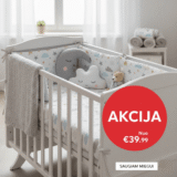 Kūdikio patalynė su akcija: kaip pagauti geriausią kainą saugiam miegui