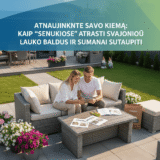 Atnaujinkite Savo Kiemą: Kaip „Senukuose“ Atrasti Svajonių Lauko Baldus ir Sumaniai Sutaupyti