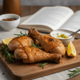 Vištienos blauzdelės: traški odelė, sultinga mėsa ir receptai be streso