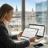 Kaip realiu laiku patikrinti savo investicijas: priklausančių akcijų peržiūra Registrų centre